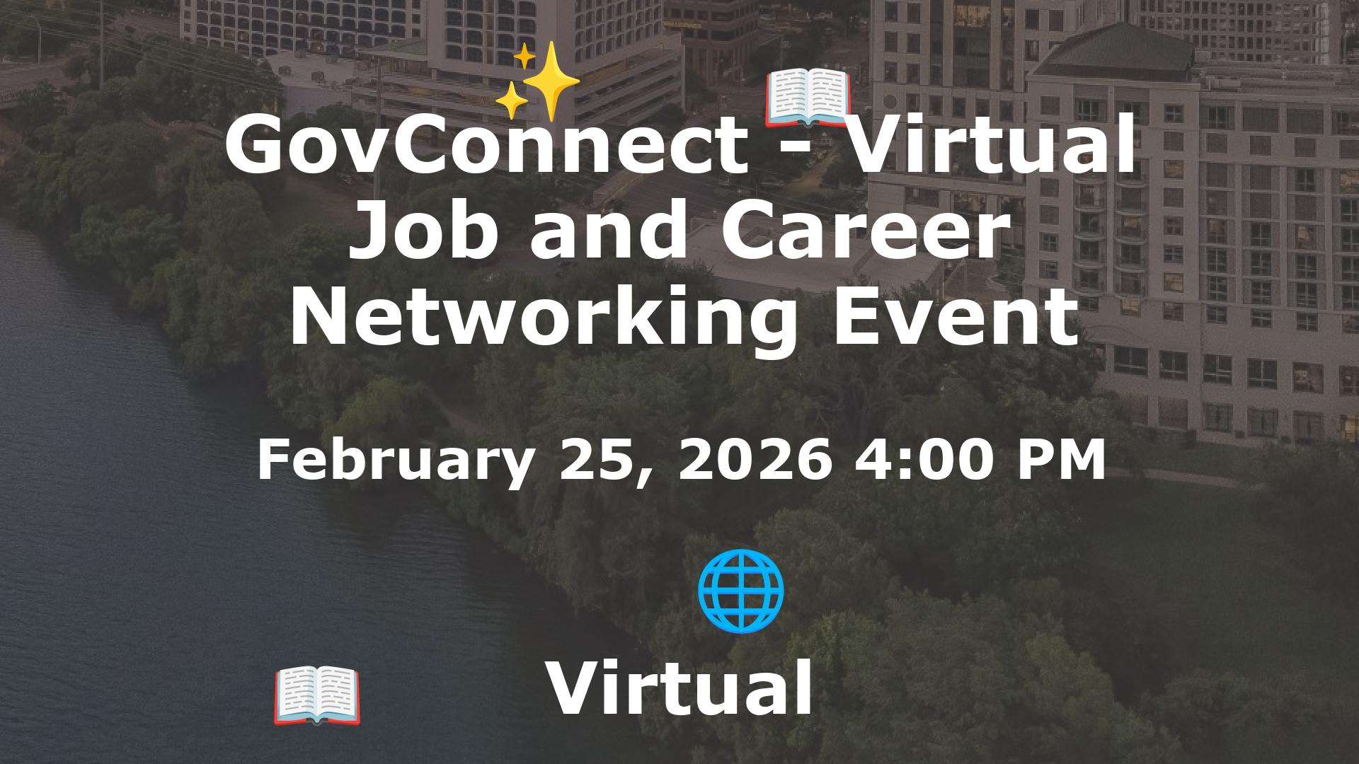 GovConnect - Virtual Job and Career Networking Event event image
